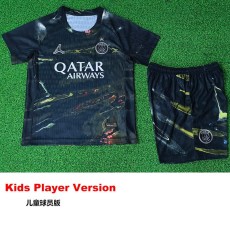 [PLAYER] 2025/26 PSG Jordan Night Edition Player Kids Soccer jersey