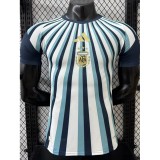 [PLAYER] 2026 Argentina Special Edition Royal blue White Player Soccer jersey