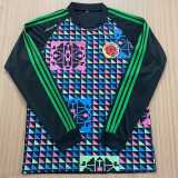 1990 Colombia Goalkeeper Retro Long Sleeve Soccer jersey