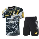 26/27 R MAD Black white Training Shorts Suit