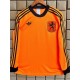 1980 Netherlands Home Retro Long Sleeve Soccer jersey