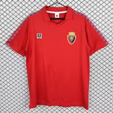 1983/84 Osasuna Home Red Retro Soccer jersey
