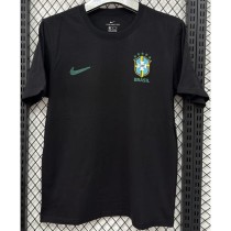 2025 Brazil Black Training Shirts