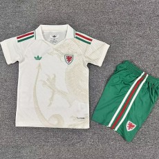 2026 Wales Away Fans Kids Soccer jersey