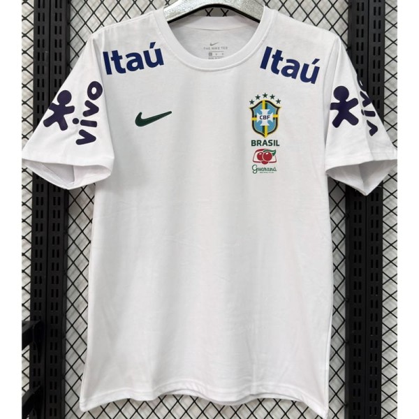 2025 Brazil White Training Shirts