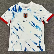 2024 Norway Away White Fans Soccer jersey