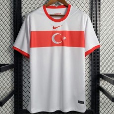 2020 Turkey Away White Retro Soccer jersey