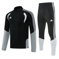 26/27 AD Black Half Pull Tracksuit
