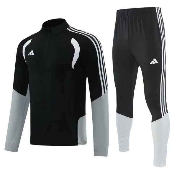26/27 AD Black Half Pull Tracksuit
