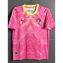 26/27 Portugal Goalkeeper Pink Fans Soccer jersey