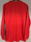 2018 Spain Home Red Retro Long Sleeve Soccer jersey