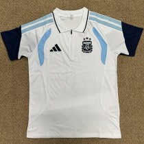 2026 Argentina White Polo Jersey