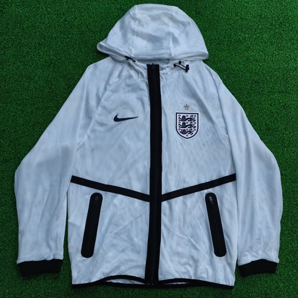 2026 England White World Cup Walkout Jacket (Hooded) Training Shirts