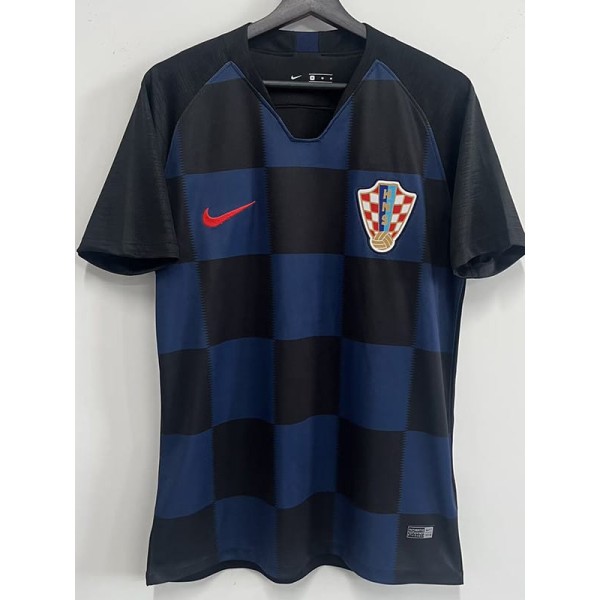 2018 Croatia Away Retro Soccer jersey