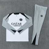 26/27 PSG Gray Half Pull Tracksuit