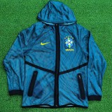2026 Brazil Green World Cup Walkout Jacket (Hooded) Training Shirts