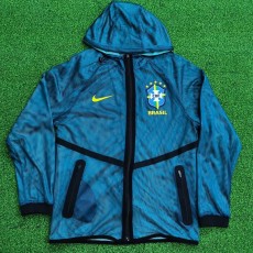 2026 Brazil Green World Cup Walkout Jacket (Hooded) Training Shirts