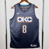 2025/26 THUNDER WILLIAMS #8 NBA Jerseys