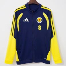2026 Scotland Royal blue Jacket Training Shirts