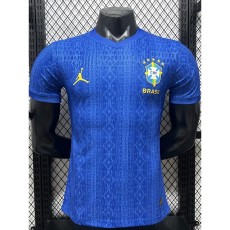 [PLAYER] 2026 Brazil Special Edition Blue Player Soccer jersey