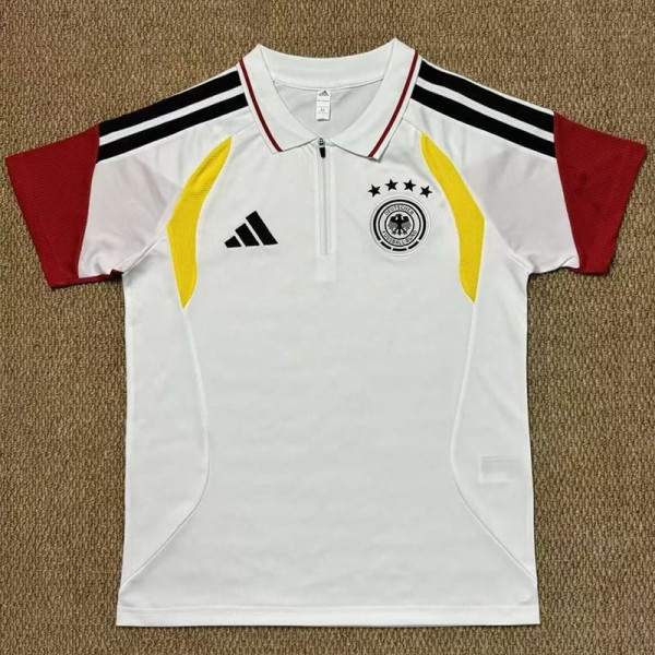 2026 Germany White Polo Jersey