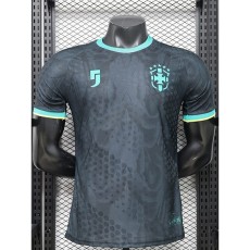 2026 Brazil Black Player Training Shirts