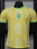 2026 Brazil Yellow Player Training Shirts