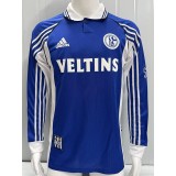 1998/99 FC Schalke 04 Home Retro Long Sleeve Soccer jersey