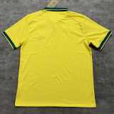 2026 Brazil Yellow Polo Jersey
