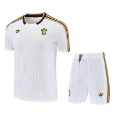 2025/26 Man Utd White Training Shorts Suit