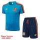 2026 Spain Blue Player Training Shorts Suit