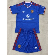 26/27 Man Utd Concept Edition Blue Fans Kids Soccer jersey