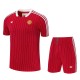 2025/26 Man Utd Red Training Shorts Suit