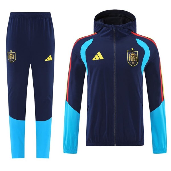 2026 Spain Royal blue Windbreaker