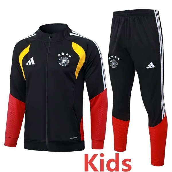 2026 Germany Black Kids Tracksuit