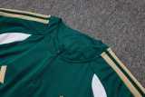 2026 Italy Green Kids Half Pull Tracksuit