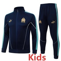 2025/26 Marseille Royal blue Kids Tracksuit