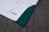 2026 Italy White Kids Half Pull Tracksuit