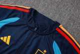 2026 Spain Royal blue Kids Tracksuit