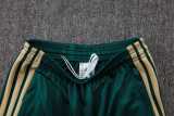 2026 Italy Green Kids Half Pull Tracksuit