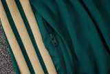 2026 Italy Green Kids Half Pull Tracksuit