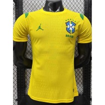 2026 Brazil Yellow Player Training Shirts