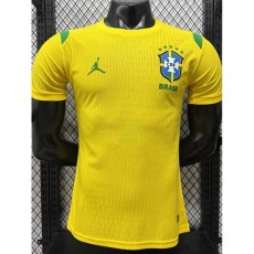 2026 Brazil Yellow Player Training Shirts