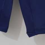 2026 Croatia Royal blue Half Pull Training Shirts