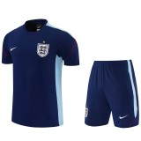2026 England Royal blue Training Shorts Suit