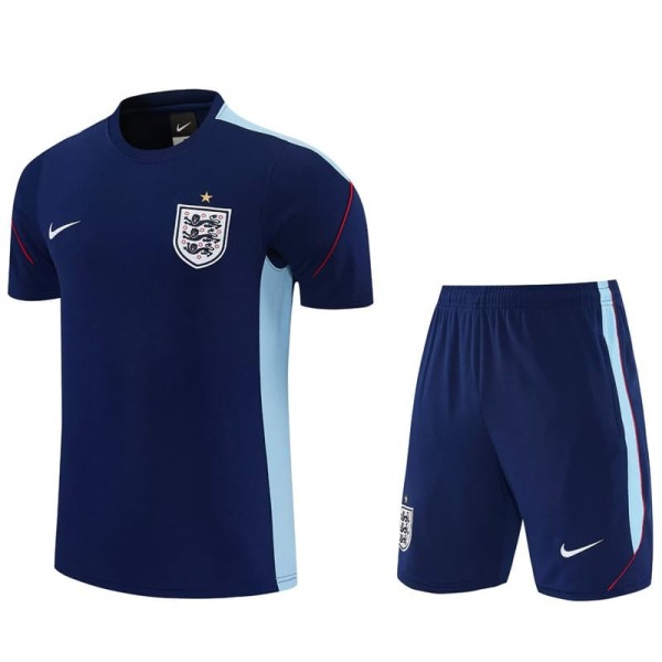 2026 England Royal blue Training Shorts Suit