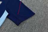 2026 England Royal blue Training Shorts Suit
