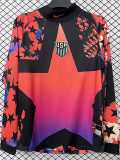 2025 USA GKO Orange Fans Long Sleeve Soccer jersey