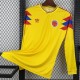 1990 Colombia Home Retro Long Sleeve Soccer jersey