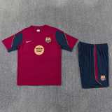 26/27 BAR Brown Red Training Shorts Suit